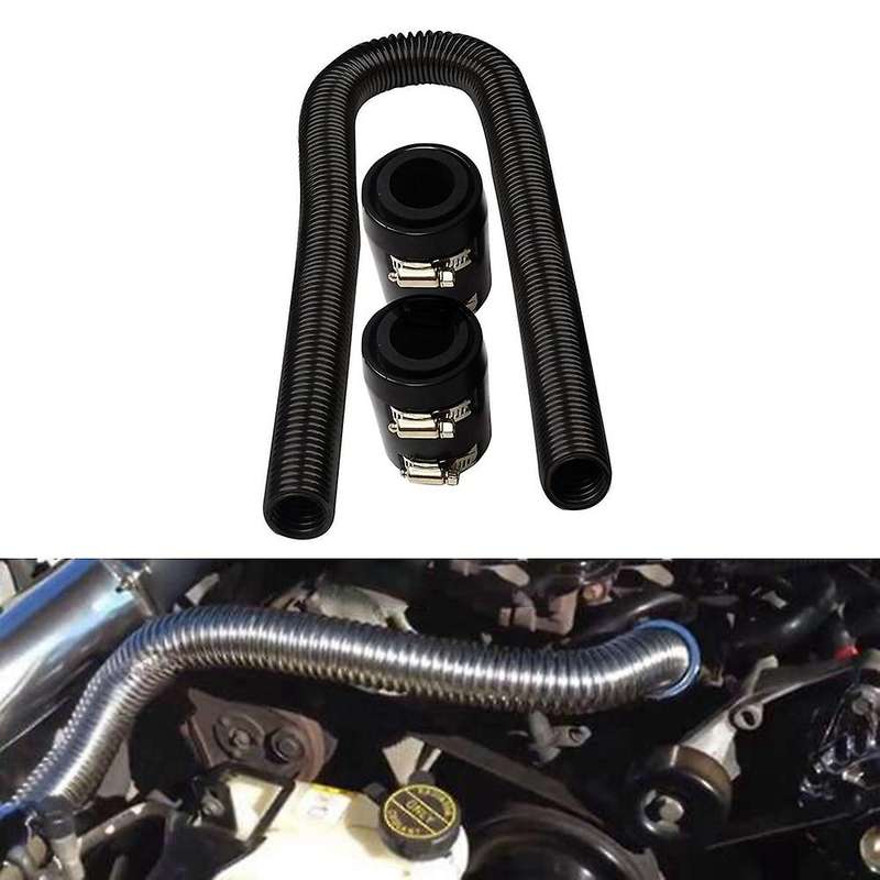 24 Inch Universal Stainless Steel Radiator Hose Car Cooling Hose Kit