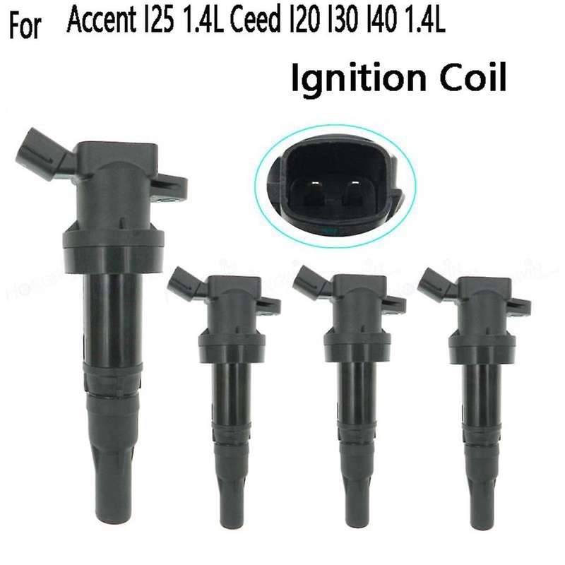 2pcs Ignition Coil for Hyundai Kia Accent I25 1.4l Ceed I20 I30 I40