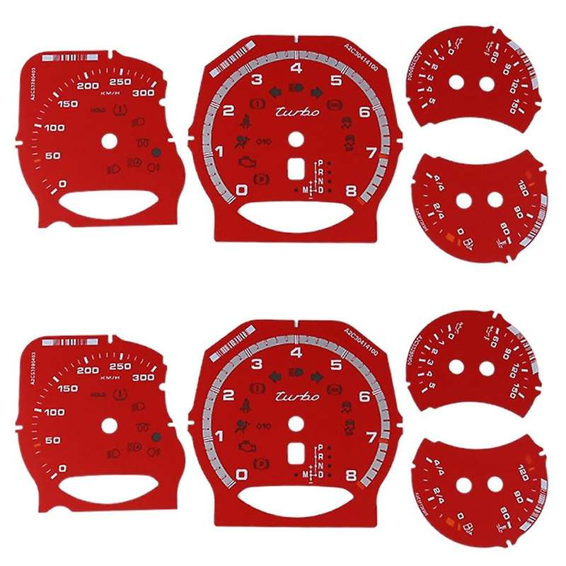 2x Gauge Face for Porsche 971 Cayenne Macan 718 Paramera 911