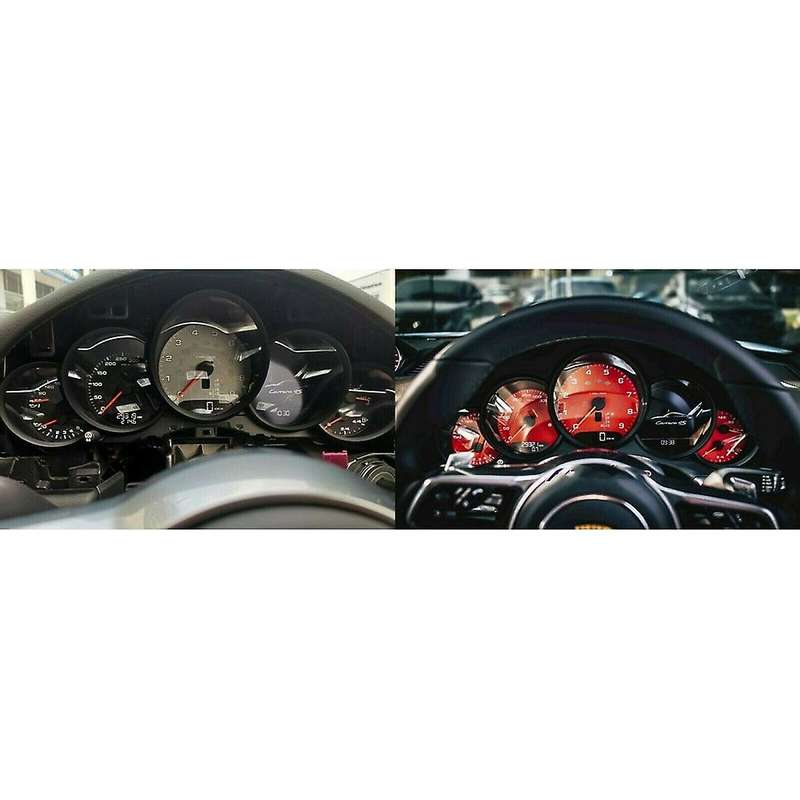 2x Gauge Face for Porsche 971 Cayenne Macan 718 Paramera 911