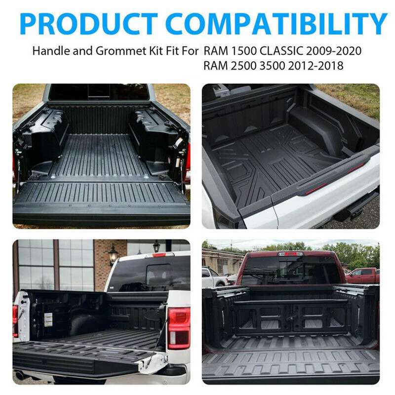 For Dodge Ram Handle and Grommet Kits 68054996aa X2 68054997ab X2