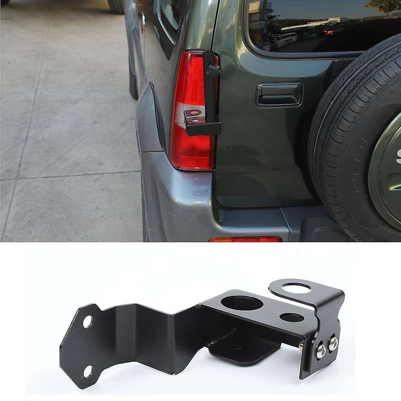 Rear Tail Light Antenna Mount Bracket for Suzuki Jimny Iron Black