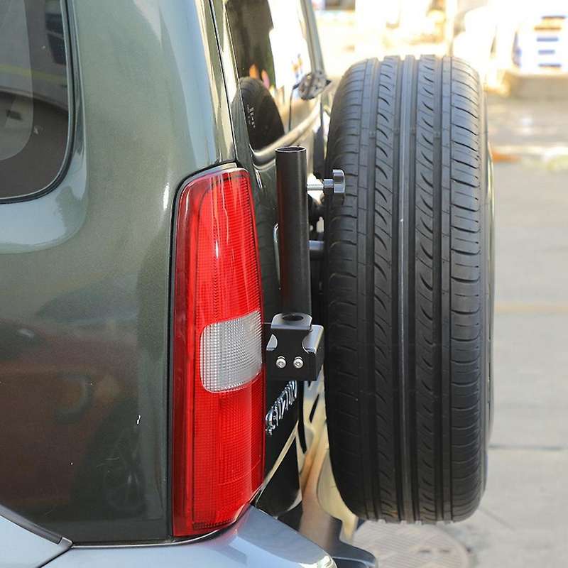 Rear Tail Light Antenna Mount Bracket for Suzuki Jimny Iron Black