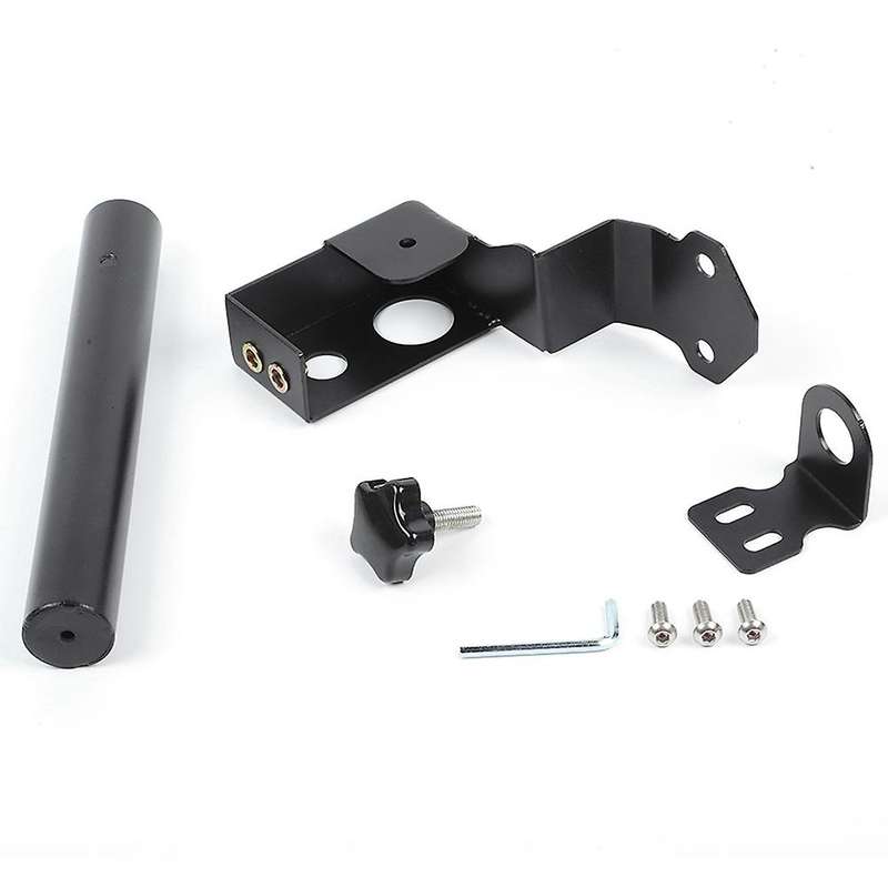 Rear Tail Light Antenna Mount Bracket for Suzuki Jimny Iron Black