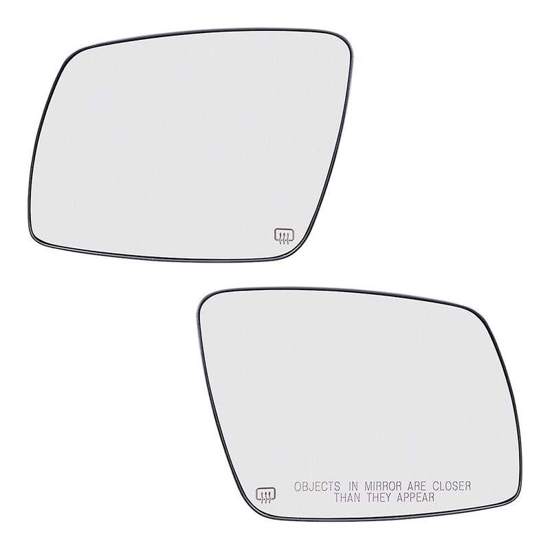 2pcs Front Side Wing Rear View Mirror Lens for Dodge Journey 09 -20