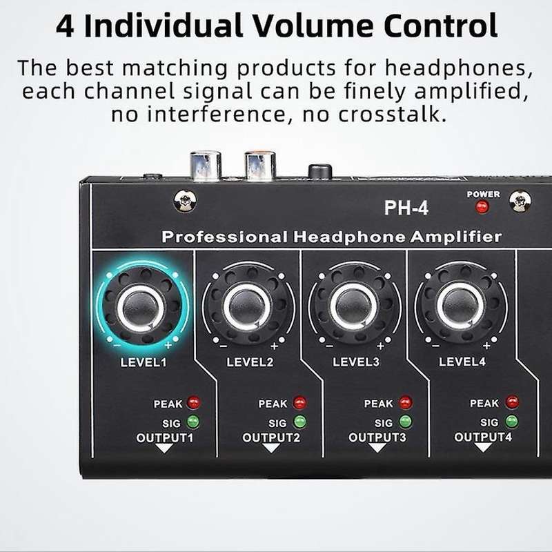 Audio Interface for Recording, Streaming and Podcasting with Dual Eu Plug