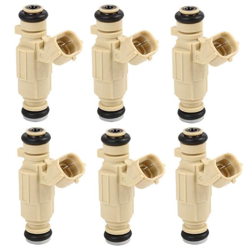 6pcs Fuel Injector for Hyundai Elantra Tiburon Tucson Santa Fe