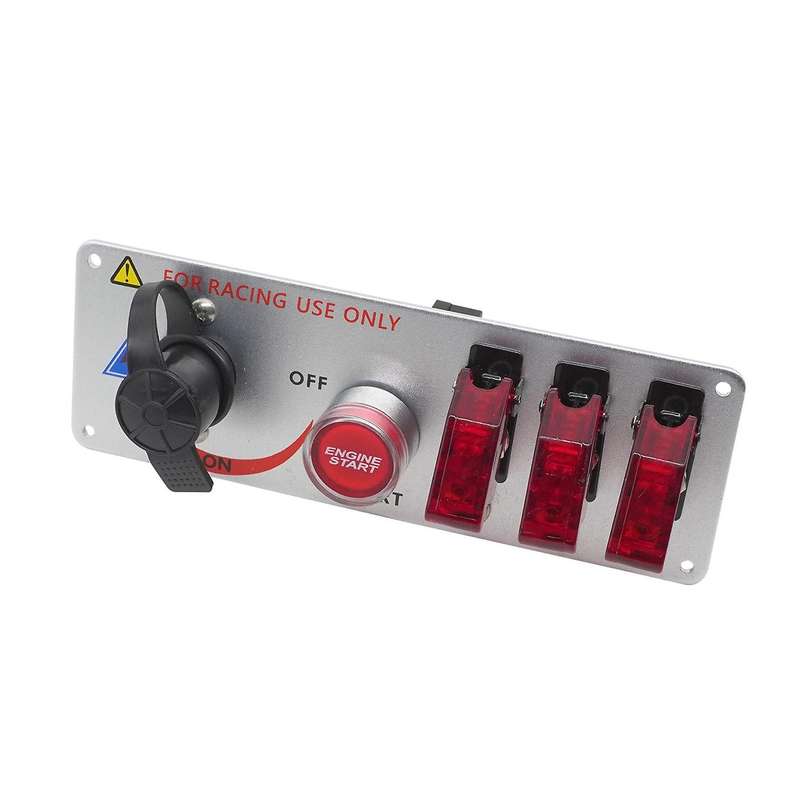 Car 12v One-button Start Master Switch Blue