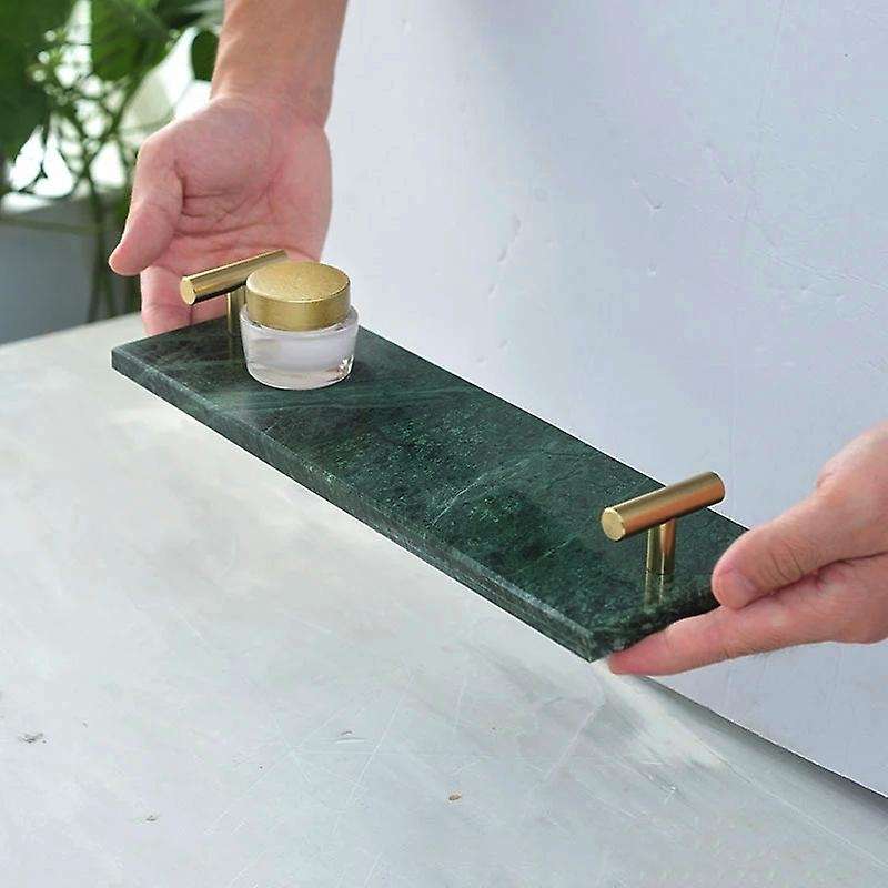 Marble Texture Tray Entrance Storage Tray Trinket Holder Jewelry A