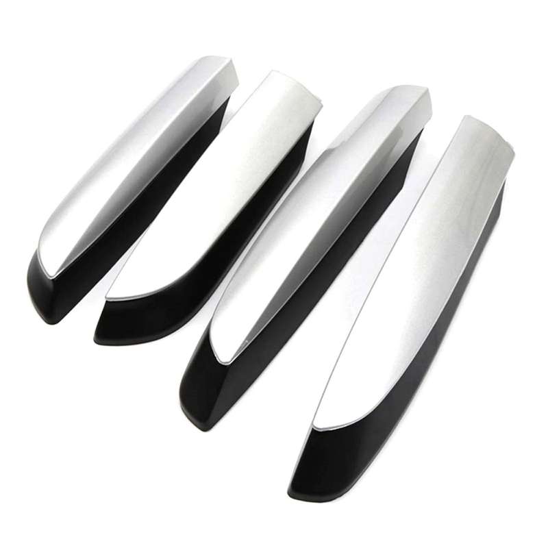 4pcs Roof Rack Rail End Luggage Rack Cover for Toyota Rav4 2013-2018