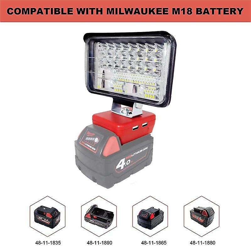 Led Work Lights Flashlights Electric Spotlight,8 Inch 84 Led