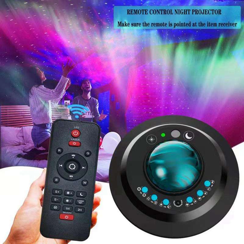 Aurora Galaxy Starry Sky Projector Decoration Atmosphere Night Light