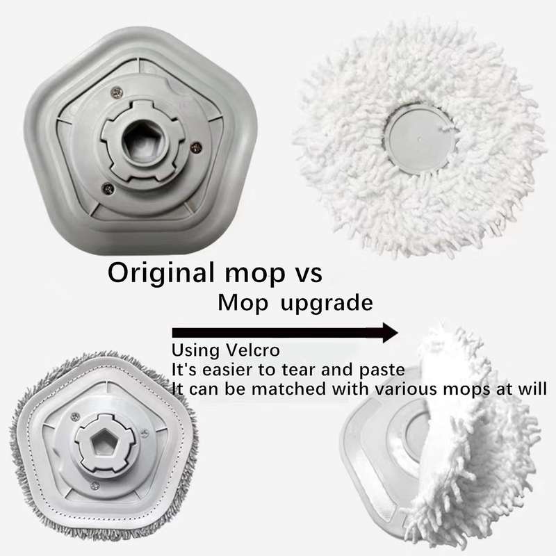 12pcs Detachable Mop Cloths Mop Stents for Dreame Bot W10 / W10 Pro