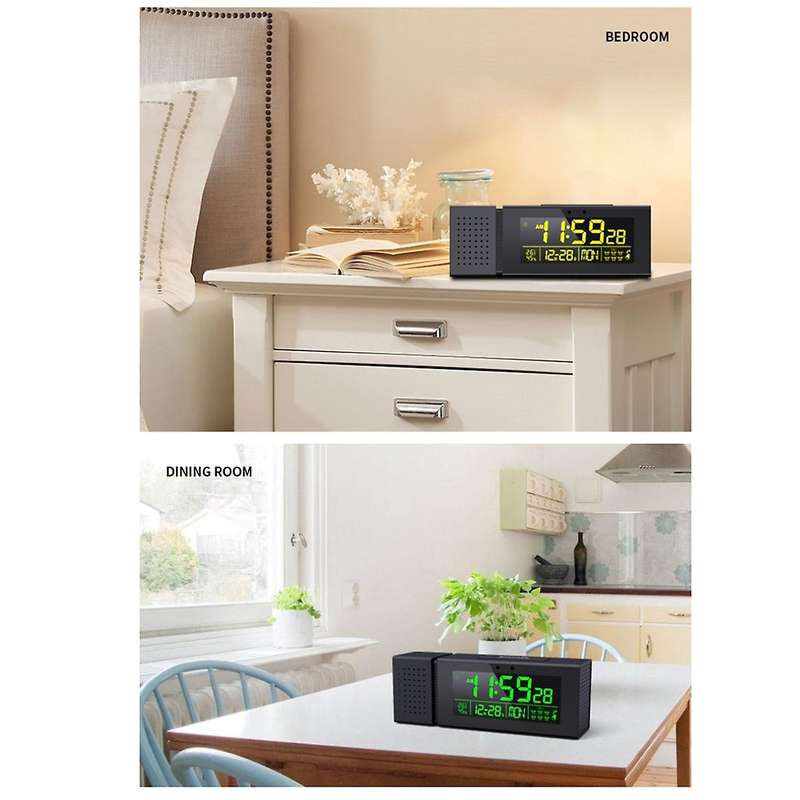Ts-p30 Digital Alarm Clock Ir Sensor Night Light with Fm Radio