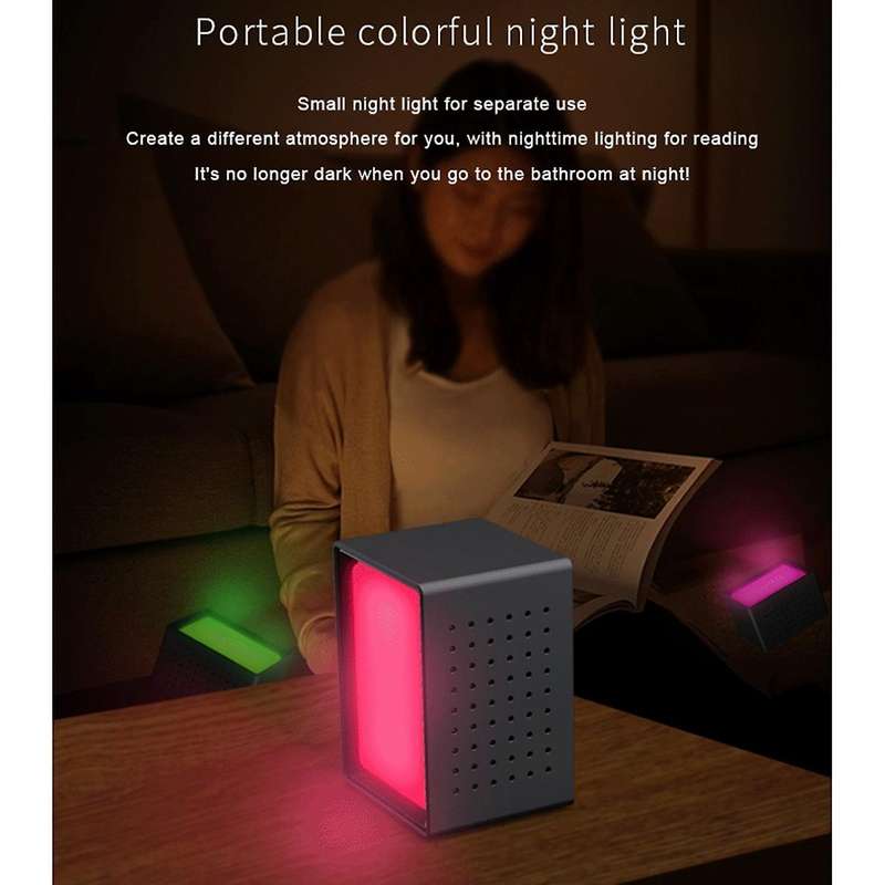 Ts-p30 Digital Alarm Clock Ir Sensor Night Light with Fm Radio