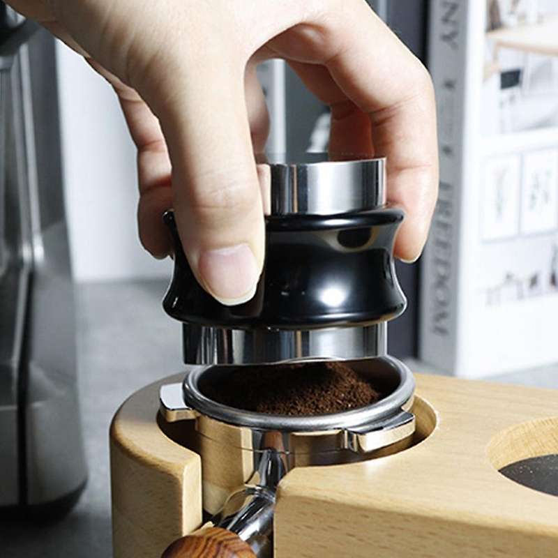 51mm Double-head Coffee Tamper Adjustable Powder Press Silver