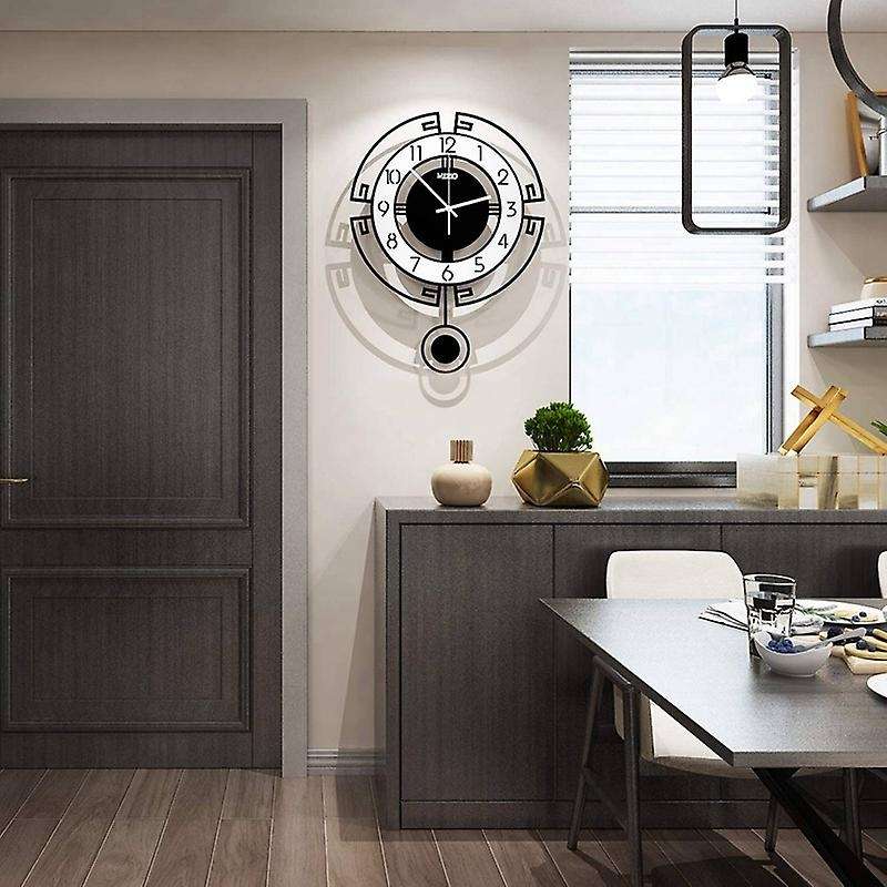 Modern Wall Clock,silent Movement Clock for Living Room Creative