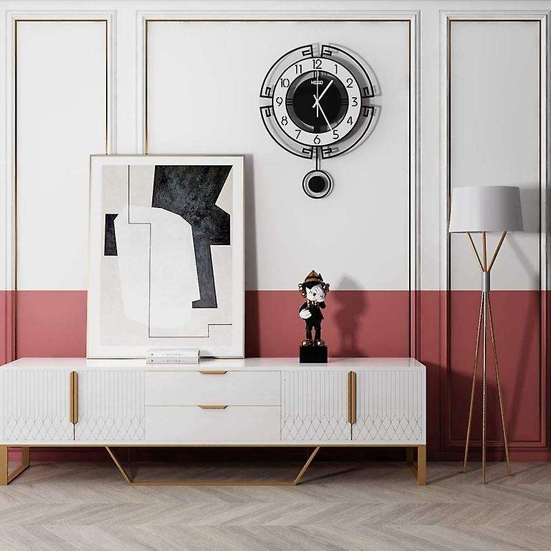 Modern Wall Clock,silent Movement Clock for Living Room Creative
