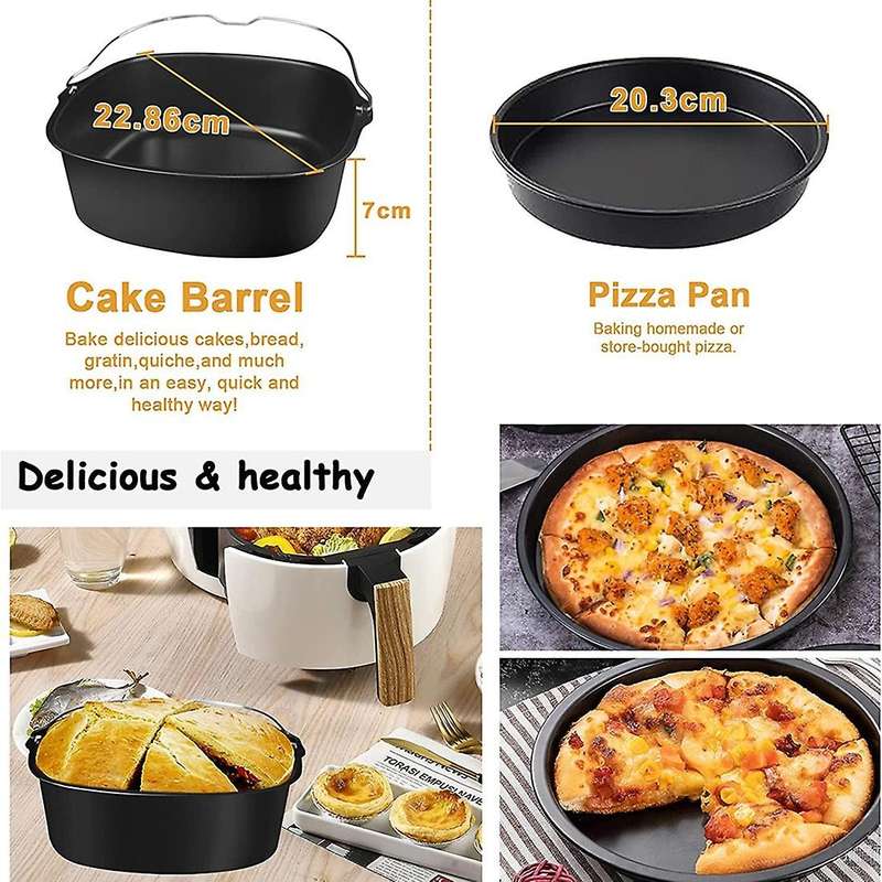 Square Air Fryer Accessories, for Cosori Ninja Phillips