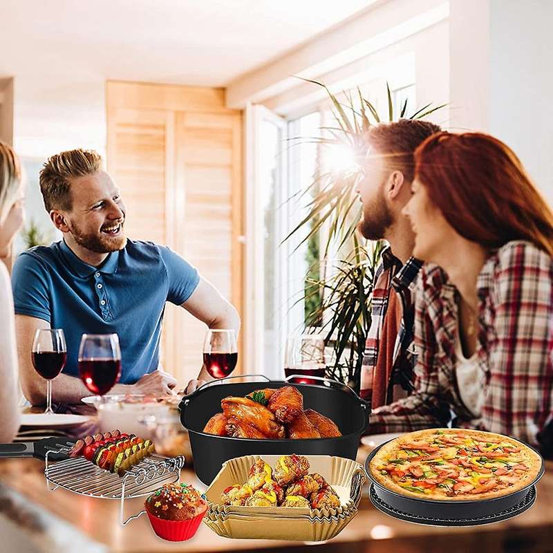 Square Air Fryer Accessories, for Cosori Ninja Phillips