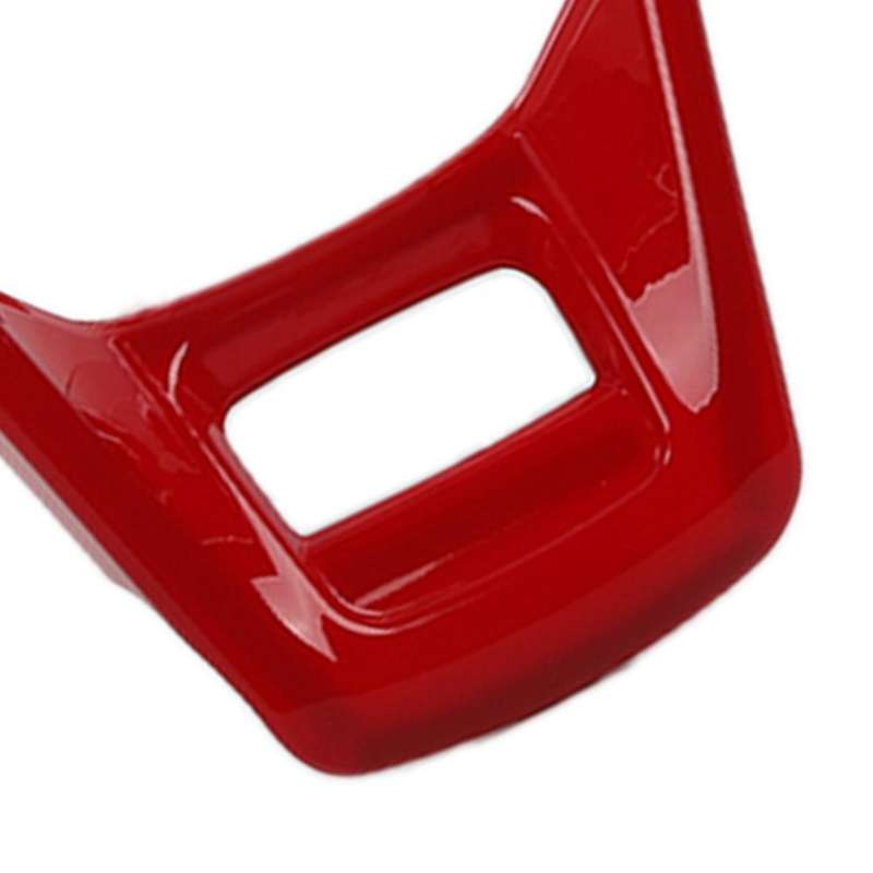 Steering Wheel Decoration Cover Trim Stickers Red