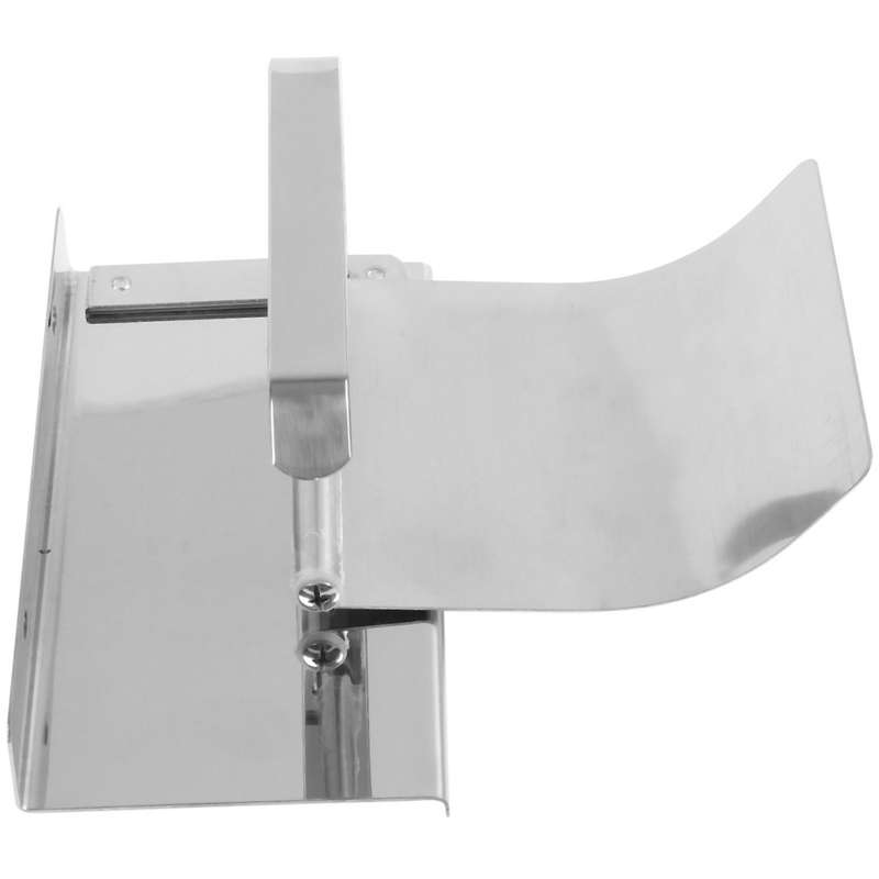 2x Toilet Paper Holder with Shelf - Toilet Roll Holder Wall Mount