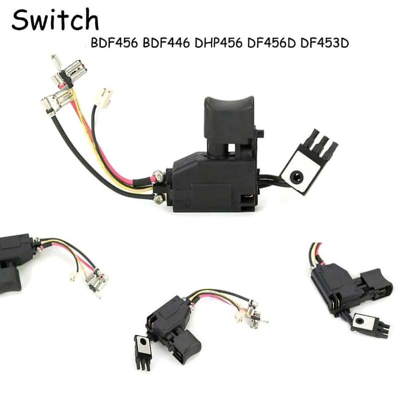 Switch for Makita 650731-7 Ddf456z Bhp446z Bdf456z Bdf456rfe Bdf446z