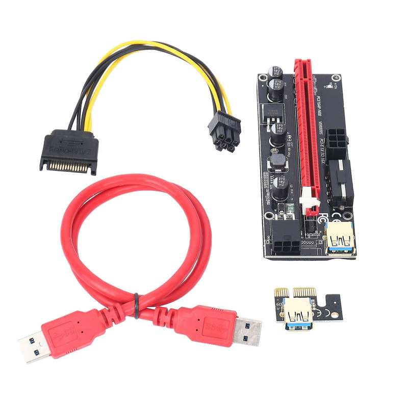 Ver 009s Pcie Riser Extension Card for Gpu Mining Riser Card Extender