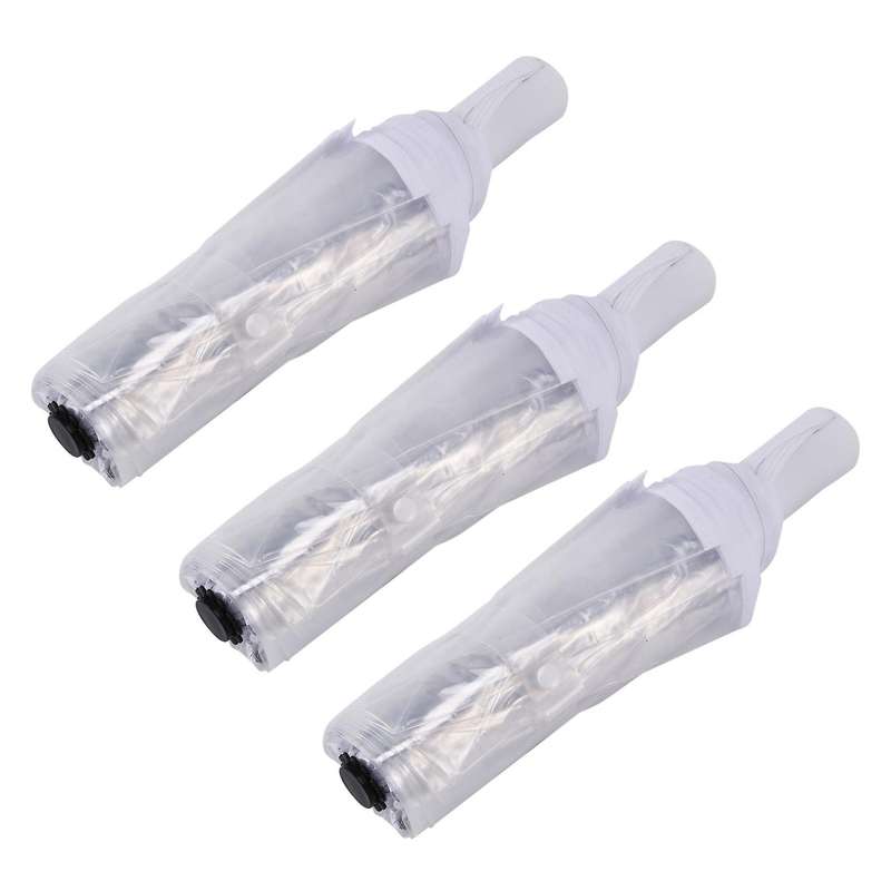 3x Transparent Umbrella Automatic Umbrella,transparent & White Border