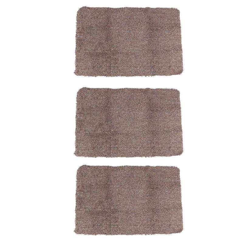Indoor Super Absorbs Doormat Latex Backing Non Slip Door Mat,brown
