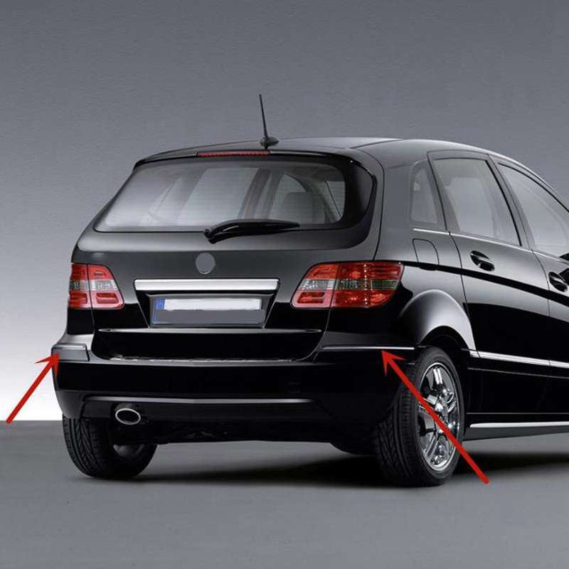 Rear Bumper Chrome Reflective Strip for Benz B Class W245 2008-2010