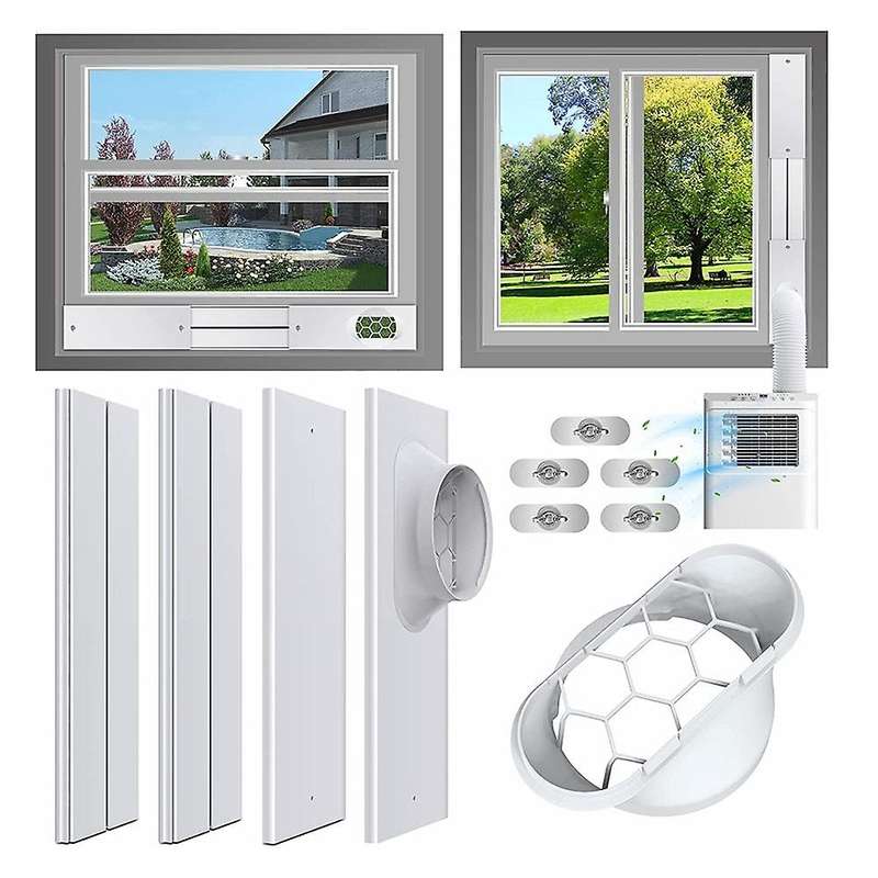Ac Window Vent Kit Air Conditioner Window Kit for Sliding Window B