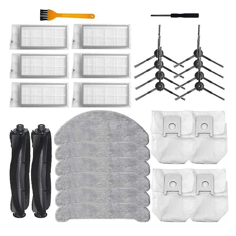 For Xiaomi Roidmi Eve Plus Robotic Mop Cloth Hepa Filter Main Brush