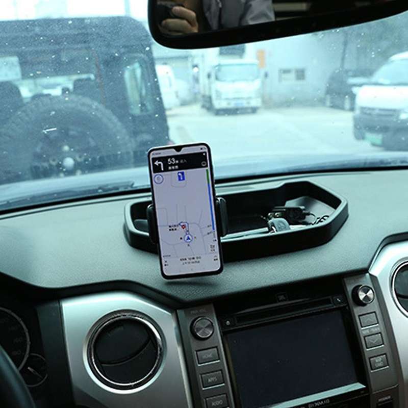 Car Dashboard Storage Box Mobile Phone Holder Tray
