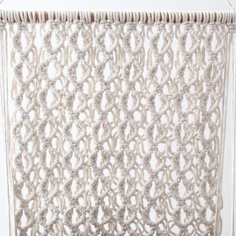Bohemian Macrame Tapestry Rack Hand-woven Wall Hanging Flower Pot B