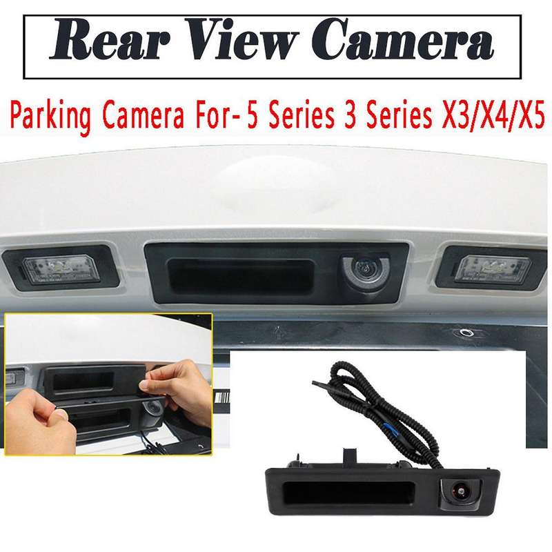 Rearview Image Reverse Handle Tailgate Backup Camera For-bmw X3/x5
