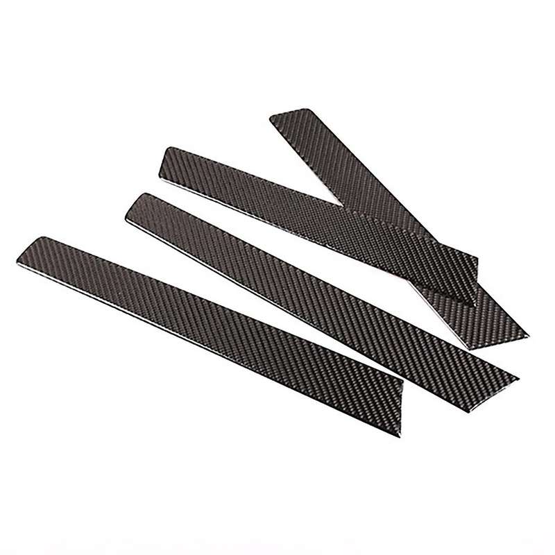 Car Soft Carbon Fiber Inner Door Panel Cover Trim for Touareg 2011-18