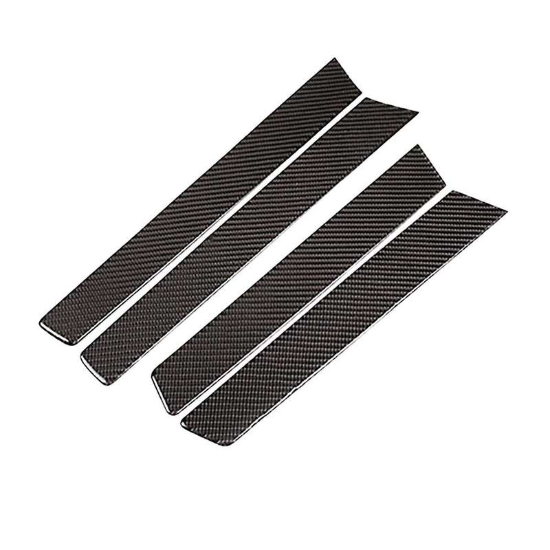 Car Soft Carbon Fiber Inner Door Panel Cover Trim for Touareg 2011-18