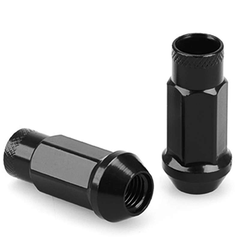 Lug Nut M12x1.5 Open Wheel Nut,tapered Acorn Seat,lock Nuts (black)