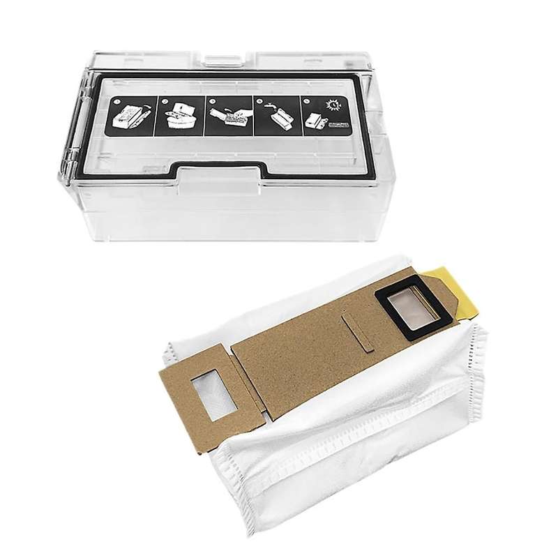 For Xiaomi Roborock T7s T7s Plus Robot Dust Box with 10 Pcs Dust Bags
