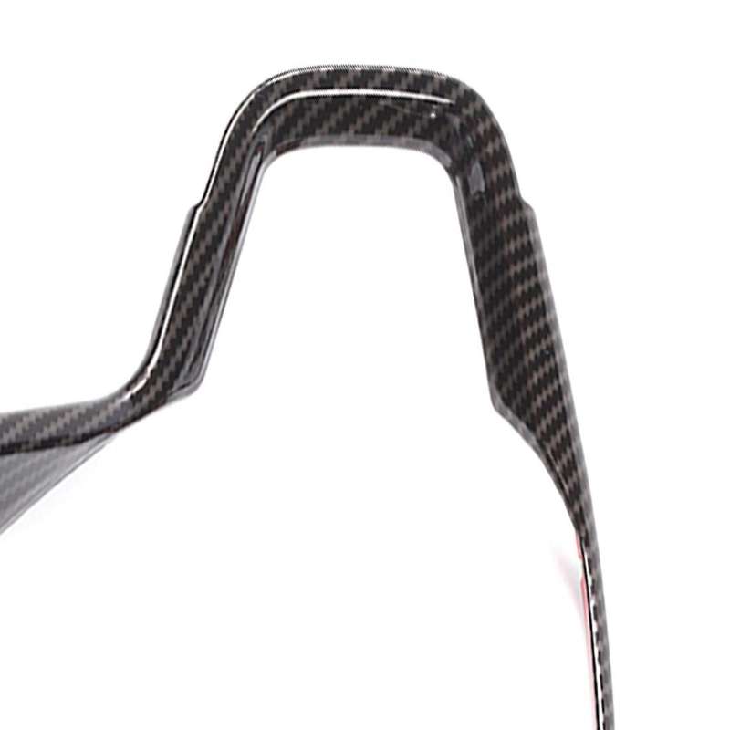 Steering Wheel Decoration Cover Trim Stickers Carbon Fiber