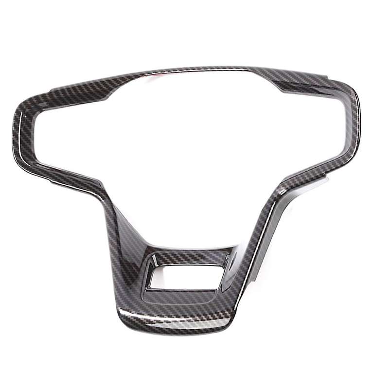 Steering Wheel Decoration Cover Trim Stickers Carbon Fiber