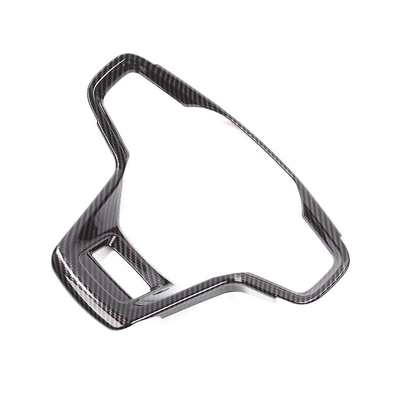 Steering Wheel Decoration Cover Trim Stickers Carbon Fiber