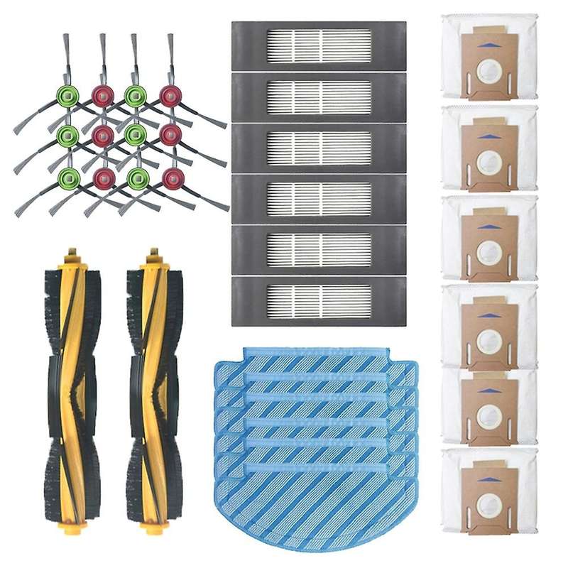 For Ecovacs Deebot Ozmo T8/aivi Robot Main/side Brush Dust Bag Filter