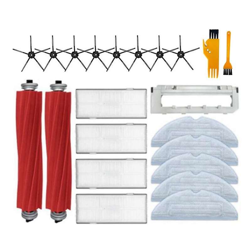 Main Side Brush Mop Rag Hepa Filter Brush Cover for Xiaomi Roborock