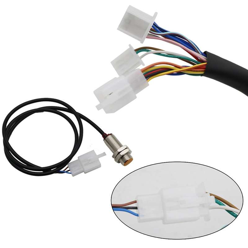 Led Motorcycle Rx2n Atv Lcd Digital Speedometer Tachometer Meter