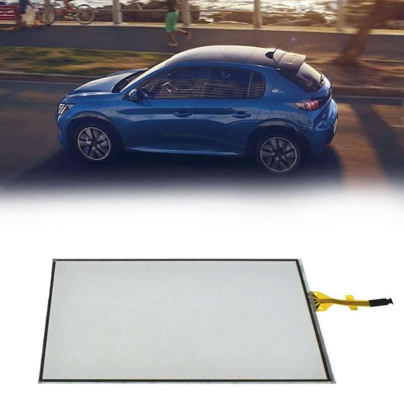 Car 7inch Contact Screen Glass Digitizer Navigation for Peugeot 208