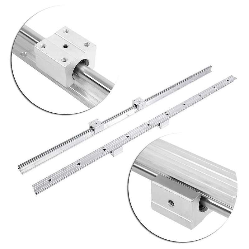 2 Pieces Of Sbr12 300mm Linear Guide Rail Full Support Linear Guide