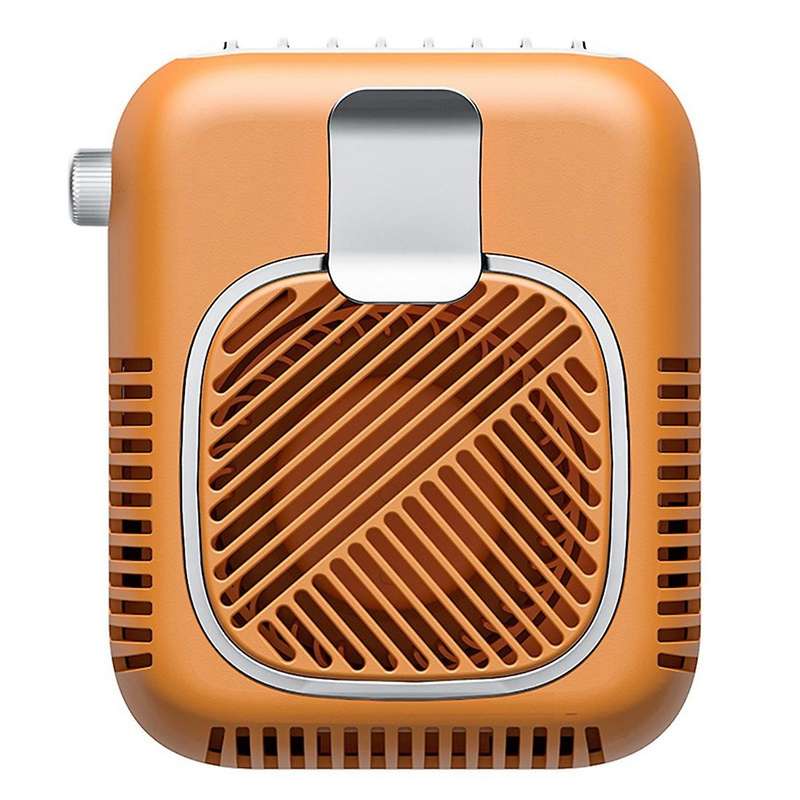Portable Personal Hanging Waist Fan Orange