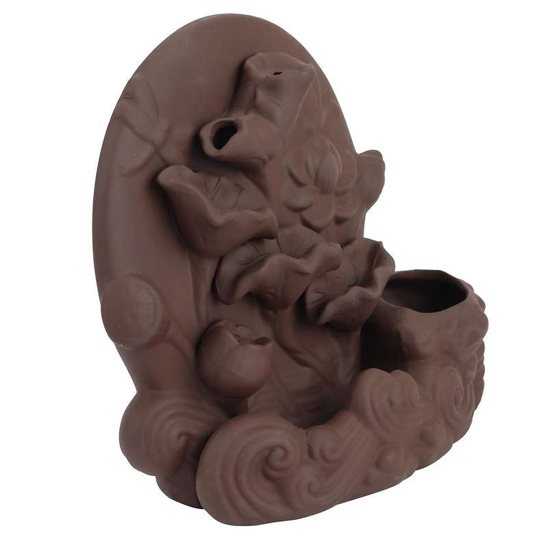 Burner Incense,burner Ceramic Flowing Water Back Incense Burner